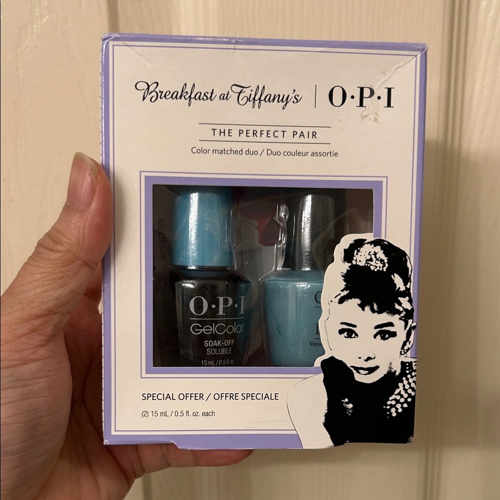OPI Breakfast at Tiffany's GelColor Duo Matching Set. 🆓 Gift Until 06/08🎁